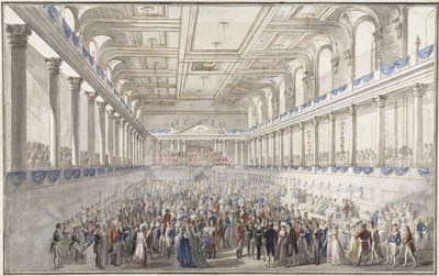 Redoute paré podczas Kongresu Wiedeńskiego 9 października 1814 r. 1815 autorstwa Johann Nepomuk Hoechle