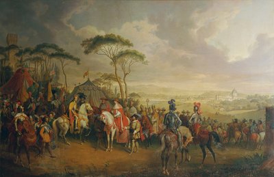 Wejście cesarza Fryderyka III. w Rzymie autorstwa Johann Nepomuk Höchle