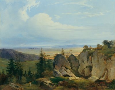Wiener-Neustädter Heide widziana z Wetzelsdorf autorstwa Johann Nepomuk Passini