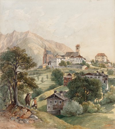 Schenna pod Meran autorstwa Johann Nepomuk Passini
