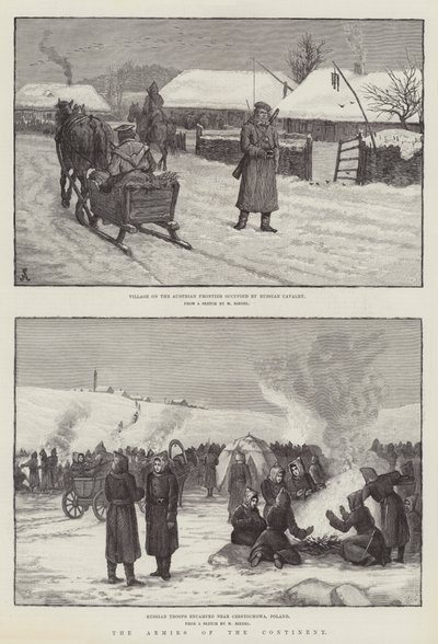 Armie kontynentu autorstwa Johann Nepomuk Schonberg