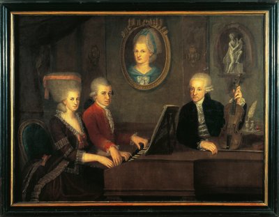 Austria, Salzburg, Rodzina Mozarta autorstwa Johann Nepomuk della Croce