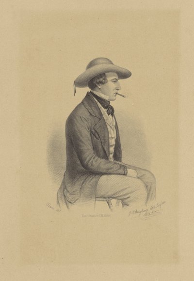 Portret Jeana Henri de Laat de Kanter autorstwa Johann Peter Berghaus