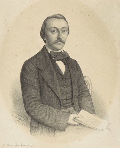 Portret nieznanego mężczyzny autorstwa Johann Peter Berghaus