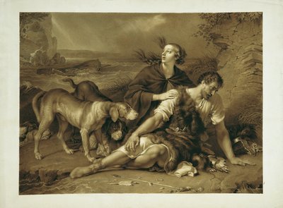 Arindal i Daura autorstwa Johann Peter Krafft