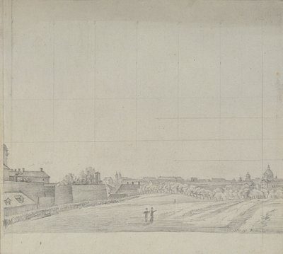 Widok z Wiednia na południe autorstwa Johann Peter Krafft
