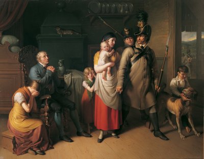 Pożegnanie Landwehry autorstwa Johann Peter Krafft