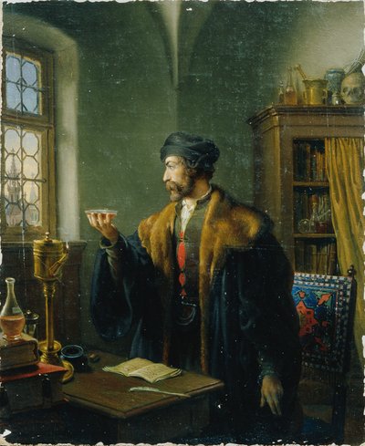 Faust w poranek wielkanocny autorstwa Johann Peter Krafft