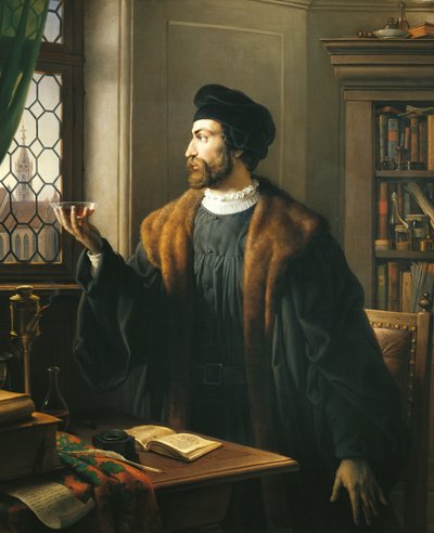 Faust w poranek wielkanocny, Johann Peter Krafft (1780-1856), olej na płótnie autorstwa Johann Peter Krafft