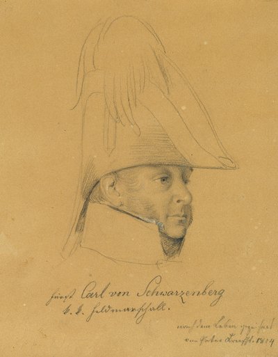 Książę Carl von Schwarzenberg autorstwa Johann Peter Krafft