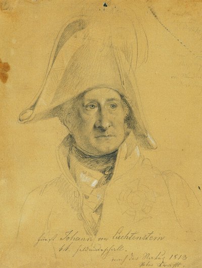 Książę Johann Liechtenstein autorstwa Johann Peter Krafft