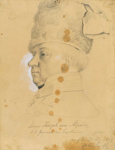 Generał Joseph Baron von Stipsicz autorstwa Johann Peter Krafft