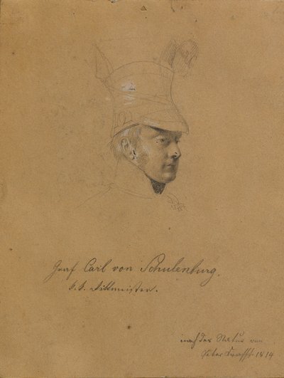Hrabia Carl von Schulenburg autorstwa Johann Peter Krafft