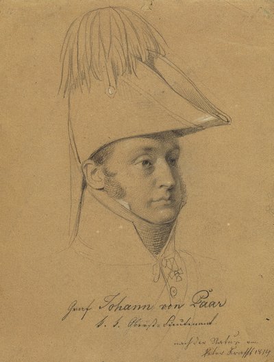 Hrabia Johann von Paar autorstwa Johann Peter Krafft