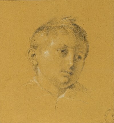 głowa chłopca autorstwa Johann Peter Krafft