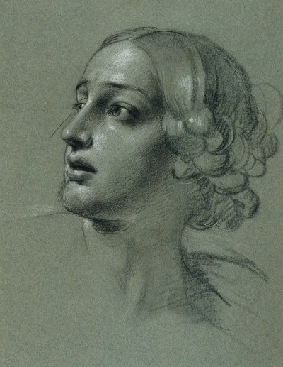 Studium dla "Arindala i Daury" autorstwa Johann Peter Krafft