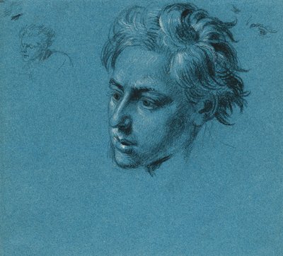 Studium głowy do „Sceny z tyrolskiej walki o wolność” autorstwa Johann Peter Krafft