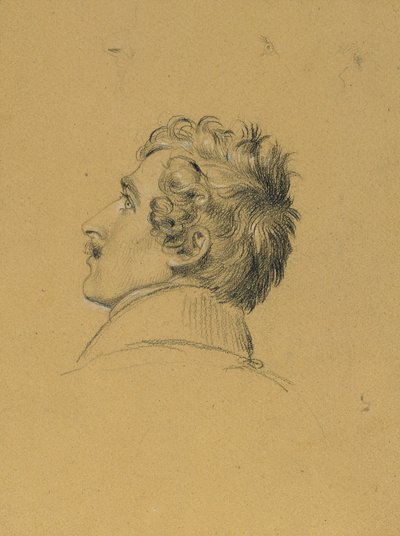 Studium portretowe do „Wejście po paryskim pokoju” autorstwa Johann Peter Krafft