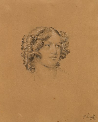 Studium portretowe do „Wejścia po paryskim pokoju” autorstwa Johann Peter Krafft