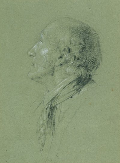 Studium portretowe do „Powrotu do domu człowieka z Landwehry” (1817) autorstwa Johann Peter Krafft