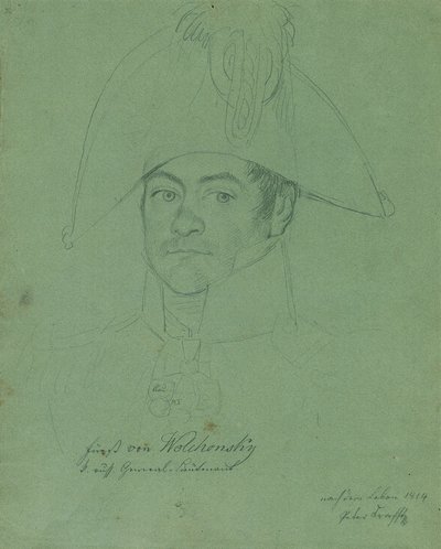 Książę Piotr Michajłowicz Wołkonski 1776-1852, 1814. autorstwa Johann Peter Krafft