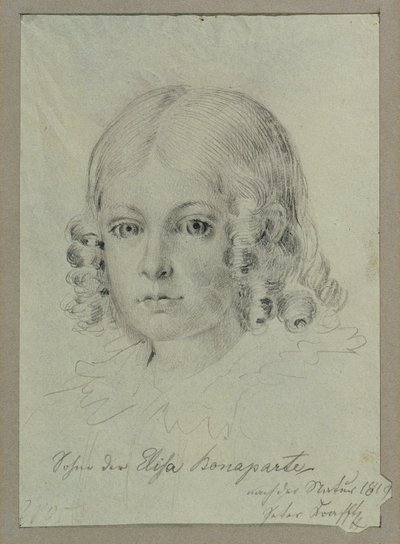 Syn Elisy Bonaparte autorstwa Johann Peter Krafft