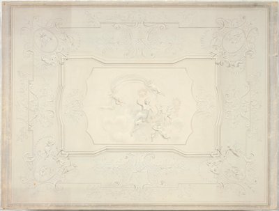 Sufit stiukowy w jadalni Dolnego Belwederu autorstwa Johann Peter Krafft