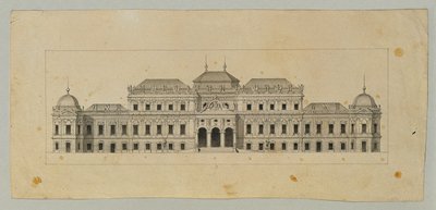 Studium dla Górnego Belwederu autorstwa Johann Peter Krafft