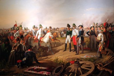Deklaracja zwycięstwa po bitwie pod Lipskiem, 1813 r. autorstwa Johann Peter Krafft