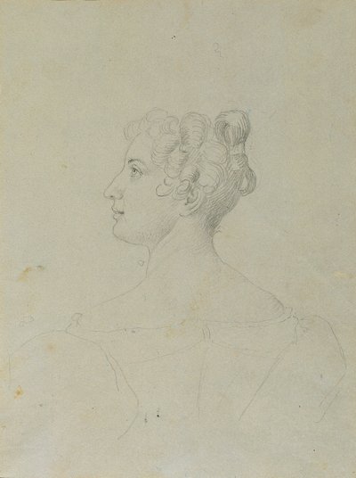 Studium portretu kobiecego autorstwa Johann Peter Krafft