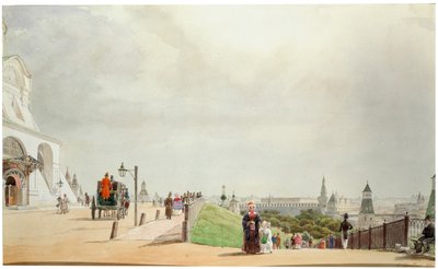 Na Kremlu moskiewskim, 1839. autorstwa Johann Philipp Eduard Gartner