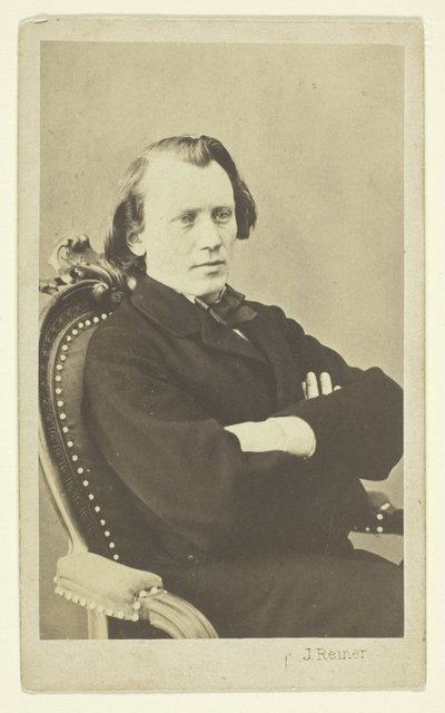 Portret Brahmsa autorstwa Johann Reiner
