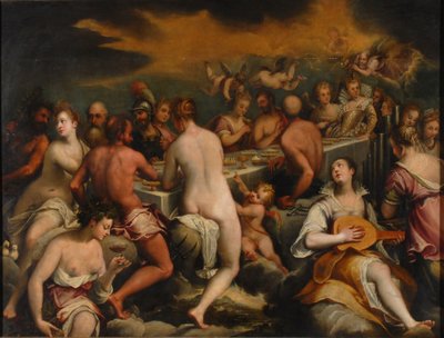 Święto Bogów autorstwa Johann Rottenhammer
