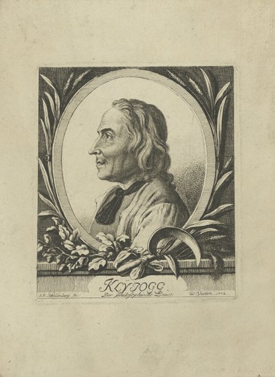 Portret Jakoba Kleinjogga Gujera 1718-1785, 1772. autorstwa Johann Rudolf Schellenberg
