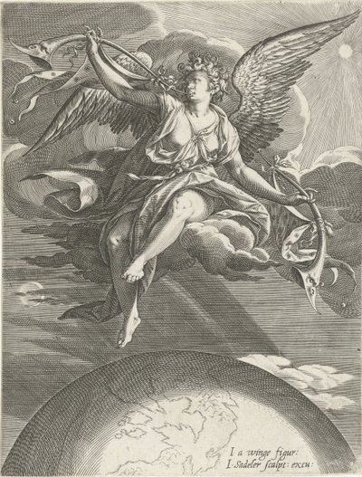 Alegoria Sławy autorstwa Johann Sadeler (I)