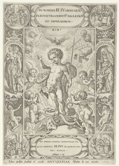 Chrystus jako dziecko autorstwa Johann Sadeler (I)