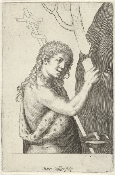 Jan Chrzciciel jako dziecko autorstwa Johann Sadeler (I)