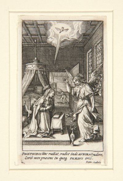 Zwiastowanie autorstwa Johann Sadeler I