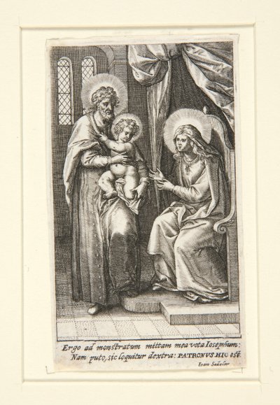 Święta Rodzina autorstwa Johann Sadeler I