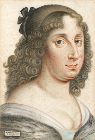 Portret królowej Krystyny Szwecji 1626-1689, 1657 autorstwa Johann Septimius Jörger von Tollet
