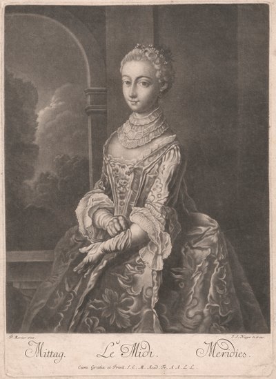 Południe autorstwa Johann Simon Negges