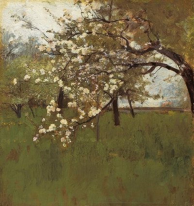 Jabłoń kwitnąca autorstwa Johann Sperl