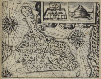 Wyspa Bali (Indonezja), podróbka wyspy Bali autorstwa Johann Theodor de Bry