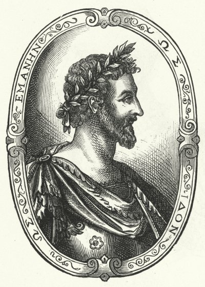 Pierre Ronsard , francuski poeta (grafika) autorstwa Johann Theodor de Bry
