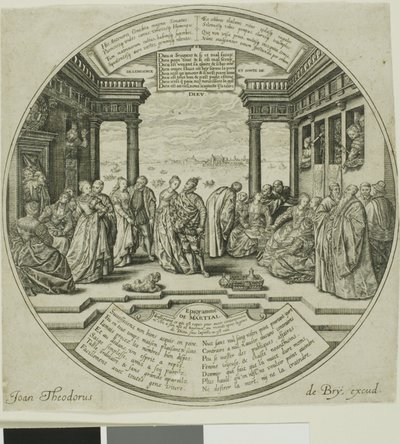 Weneckie wesele autorstwa Johann Theodor de Bry