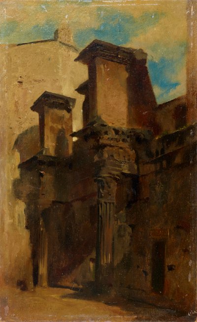 Kolumny Nerva Forum (Forum Transition) w Rzymie autorstwa Johann  Till der Jüngere