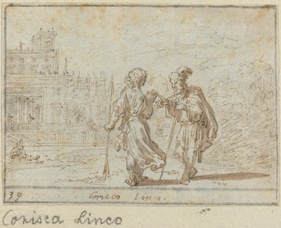 Koryska i Linco, 1640. autorstwa Johann Wilhelm Baur
