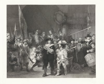 Kaprala kapitana Fransa Bannincka Cocqa i porucznika Willema van Ruytenburcha, znana jako „Straż nocna” autorstwa Johann Wilhelm Kaiser (I)