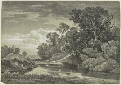 Nad Arly koło Karlsruhe autorstwa Johann Wilhelm Schirmer