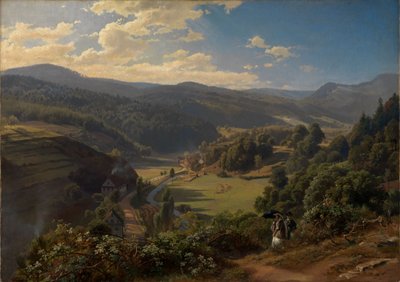 Dolina Geroldsau w pobliżu Baden-Baden autorstwa Johann Wilhelm Schirmer